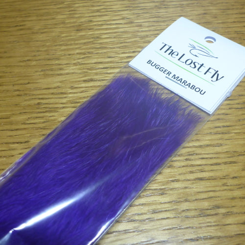 The Lost Fly Bugger Marabou Plumes – Purple AVAILABLE AT TROUTLORE FLY TYING STORE AUSTRALIA