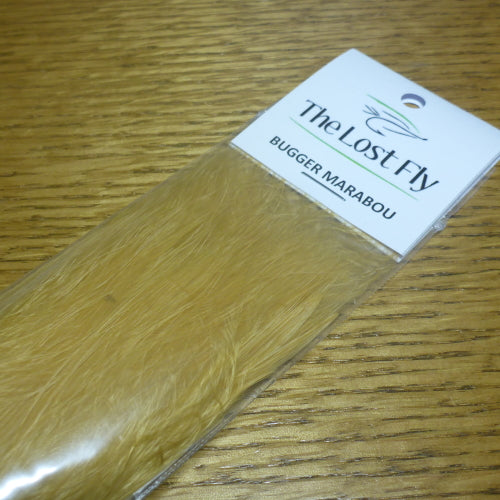 The Lost Fly Bugger Marabou Plumes – Sand AVAILABLE AT TROUTLORE FLY TYING STORE AUSTRALIA