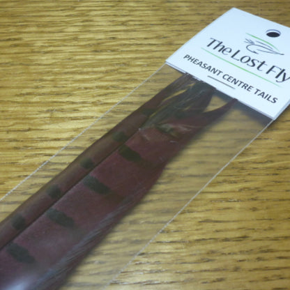 The Lost Fly Pheasant Tails - Claret AVAILABLE AT TROUTLORE FLY TYING STORE AUSTRALIA