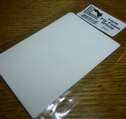 Hareline 1mm Ultra Thin Foam White