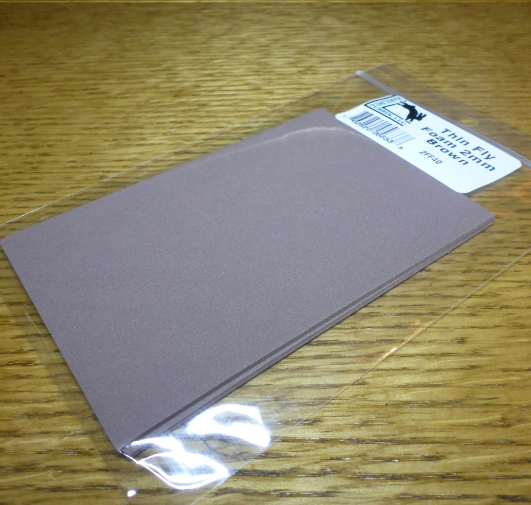 Hareline 2mm Thin Foam Brown