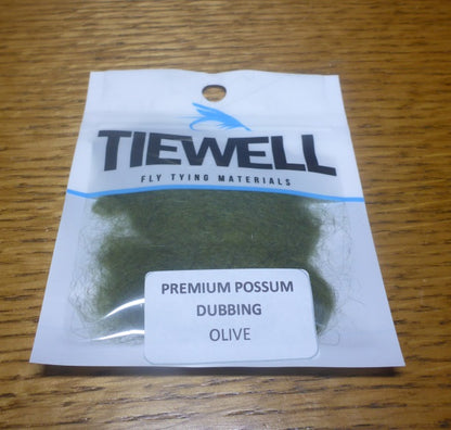 Tiewell Premium Possum Dubbing Olive