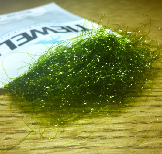 Tiewell Weed Dubbing - Olive AVAILABLE AT TROUTLORE FLY TYING STORE AUSTRALIA