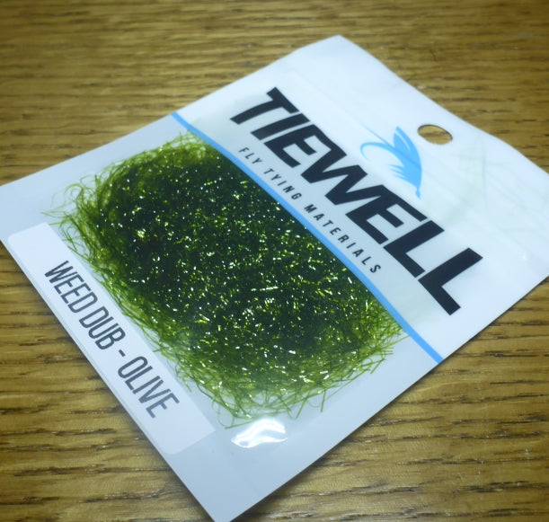 Tiewell Weed Dubbing - Olive