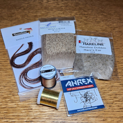 Troth Elk Hair Caddis
‘TieYourOwn’ Kit AVAILABLE AT TROUTLORE FLY TYING STORE AUSTRALIA