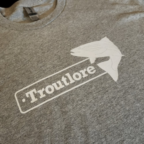 Troutlore Logo T-Shirt Sport Grey