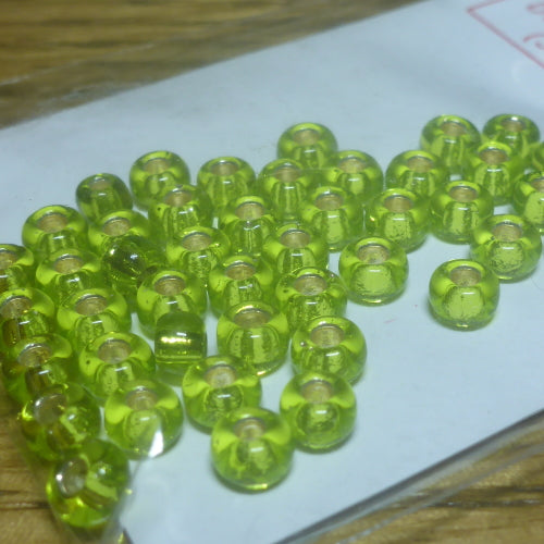 Tyers Glass Beads – Chartreuse AVAILABLE AT TROUTLORE FLY TYING STORE AUSTRALIA