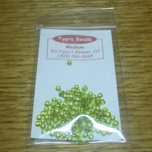 Tyers Glass Beads – Chartreuse