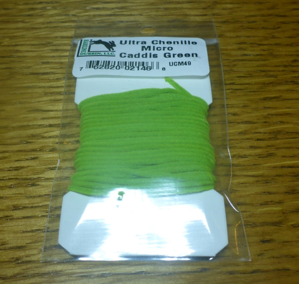 Hareline Ultra Chenille Micro – Caddis Green AVAILABLE AT TROUTLORE FLY TYING STORE AUSTRALIA