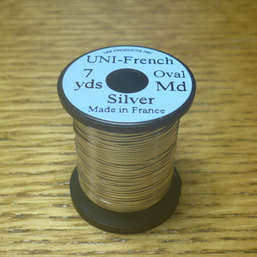 UNI French Oval Tinsel Silver