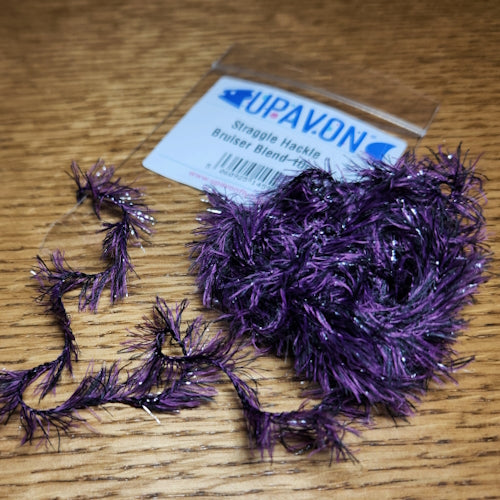 Upavon Bruiser Blend Straggle Hackle AVAILABLE AT TROUTLORE FLY TYING STORE AUSTRALIA