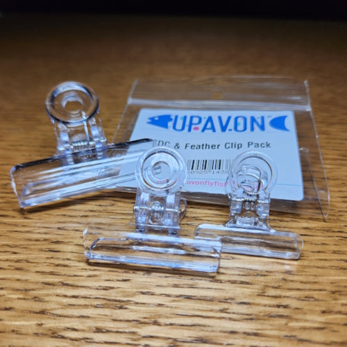 UPAVON CDC & FEATHER CLIP SET AVAILABLE AT TROUTLORE FLY TYING STORE AUSTRALIA