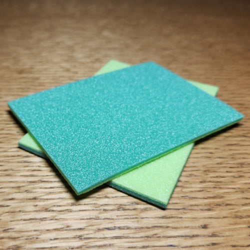 Upavon Ludwig’s Double Decker Foam Sheets – Green/Lime AVAILABLE AT TROUTLORE FLY TYING STORE AUSTRALIA