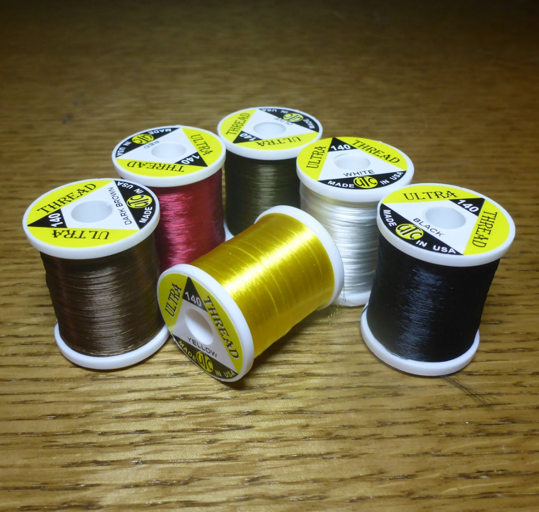 UTC ULTRATHREAD 140 DENIER UTC140 THREAD  AVAILABLE AT TROUTLORE FLY TYING STORE AUSTRALIA