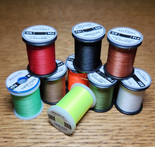 VEEVUS THREAD 6/0 FLYTYING THREAD AVAILABLE AT TROUTLORE FLY TYING STORE AUSTRALIA