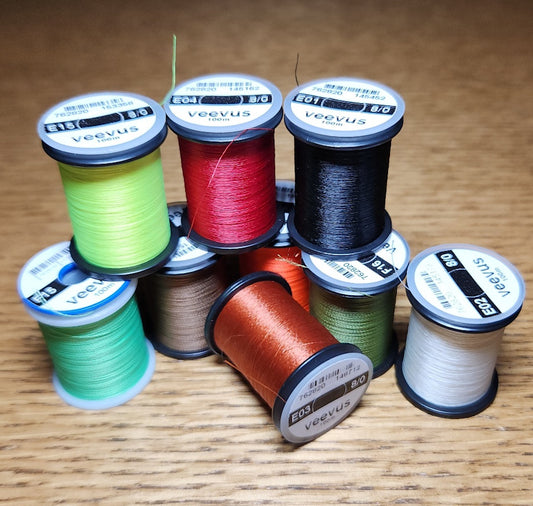 VEEVUS THREAD 8/0 AVAILABLE AT TROUTLORE FLY TYING STORE AUSTRALIA