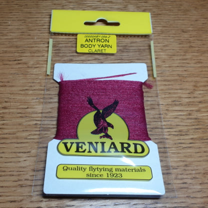 Veniard Antron Yarn Claret AVAILABLE AT TROUTLORE FLY TYING STORE AUSTRALIA