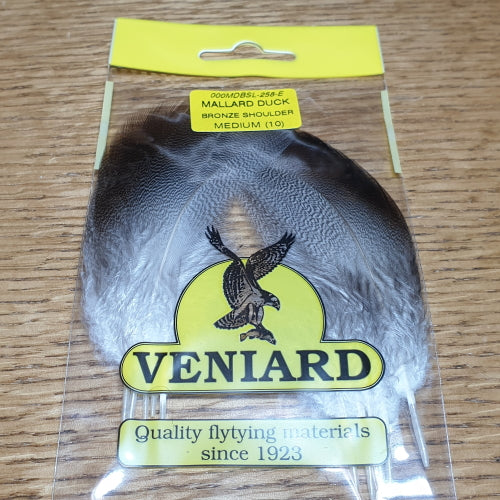 Veniard Bronze Mallard Duck Shoulder Feathers AVAILABLE AT TROUTLORE FLY TYING STORE AUSTRALIA