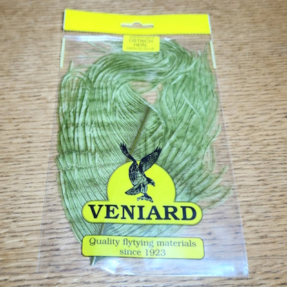 Veniard Ostrich Herl – Medium Olive AVAILABLE AT TROUTLORE FLY TYING STORE AUSTRALIA