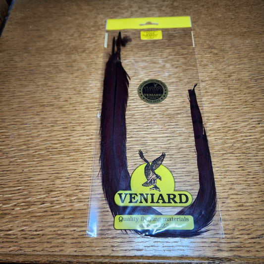 Veniard Pheasant Tail Feathers Claret AVAILABLE AT TROUTLORE FLY TYING STORE AUSTRALIA