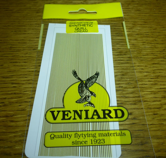 Veniard Synthetic Quills Cream AVAILABLE AT TROUTLORE FLY TYING STORE AUSTRALIA