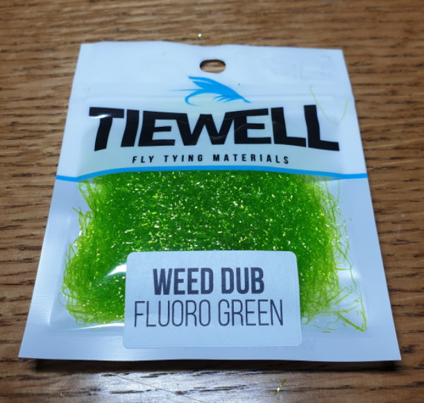 Tiewell Weed Dubbing - Fluoro Green