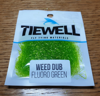 Tiewell Weed Dubbing - Fluoro Green