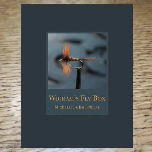 WIGRAMS FLY BOX BOOK BY MICK HALL AND JIM FINDLAY AVAILABLE AT TROUTLORE FLY TYING STORE AUSTRALIA