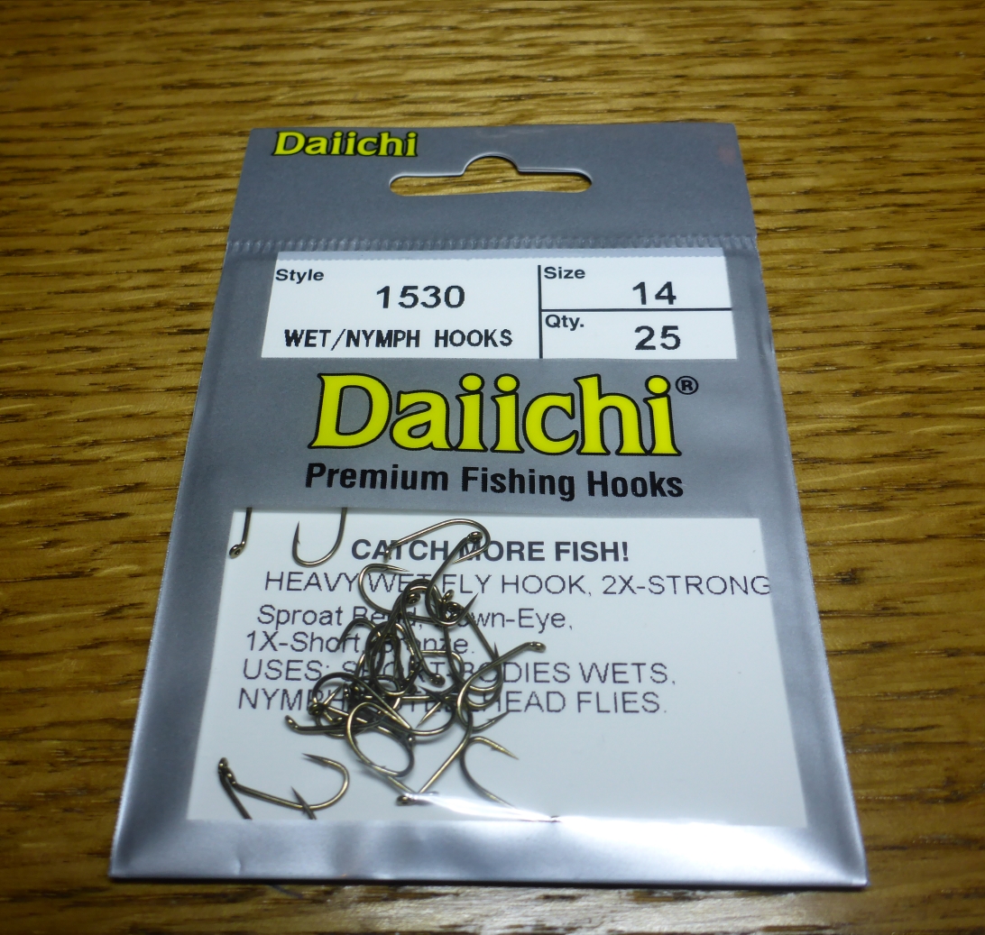 Daiichi 1530 Heavy Wet Fly Hook - 2X Strong, Fly Tying
