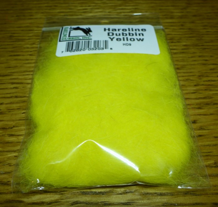 Hareline Dubbin Yellow Dubbing