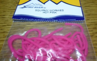 SPIRIT RIVER SQUIRMY WORMIE HOT PINK