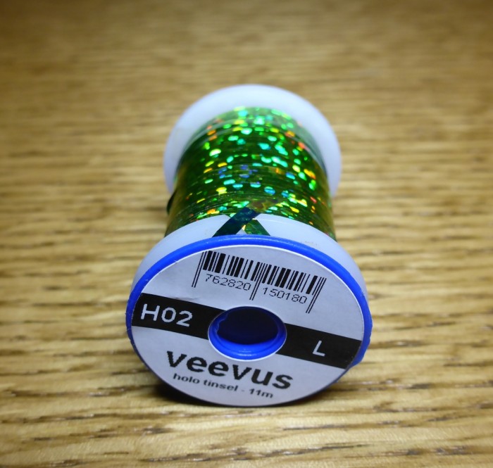 VEEVUS HOLO TINSEL THREAD HOLOGRAPHIC TINSEL FLY TYING MATERIALS AUSTRALIA