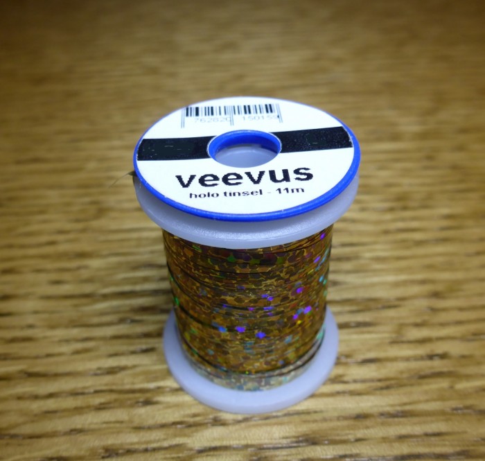 VEEVUS HOLO TINSEL THREAD HOLOGRAPHIC TINSEL FLY TYING MATERIALS AUSTRALIA