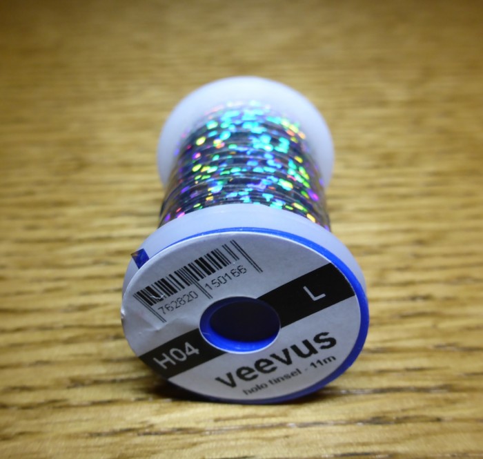 VEEVUS HOLO TINSEL THREAD HOLOGRAPHIC TINSEL FLY TYING MATERIALS AUSTRALIA