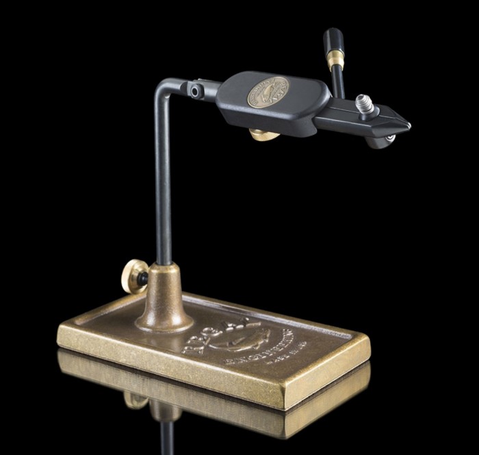 REGAL MEDALLION VISE BRONZE BASE TRADITIONAL JAWS FLY TYING VICE