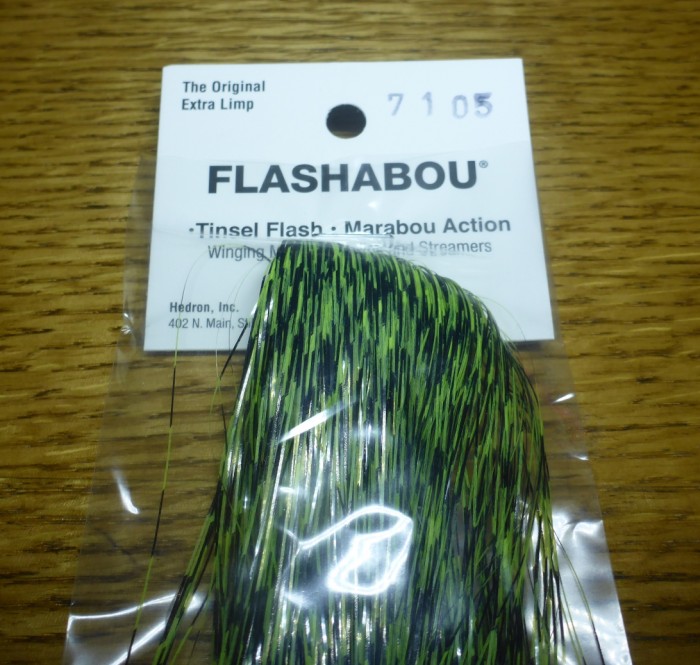 Hedron Grizzly Barred Flashabou Fly Tying Flash Material Australia