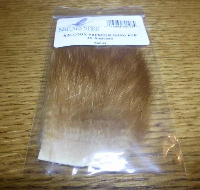 Nature's Spirit Premium Raccoon Fur Premium Fly Tying Wing Material Australia