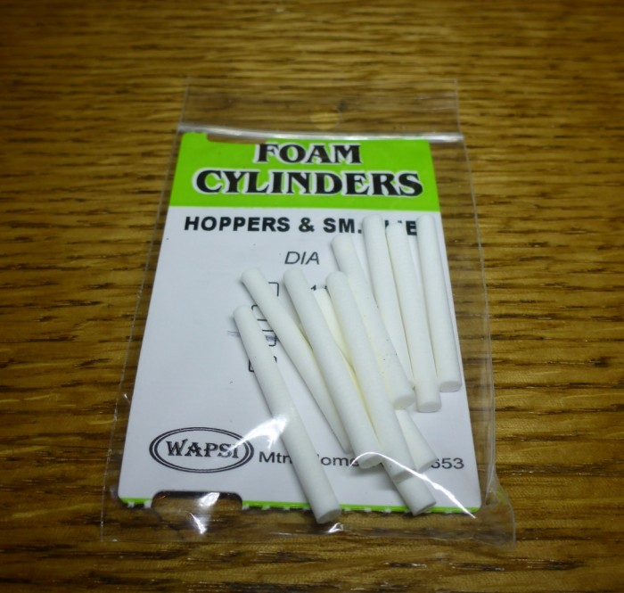 WAPSI FOAM CYLINDERS FLY TYING FOAM TROUTLORE AUSTRALIA