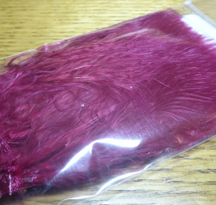 HARELINE MARABOU BLOOD QUILLS WINE TROUTLORE AUSTRALLIA FLY TYING MATERIALS