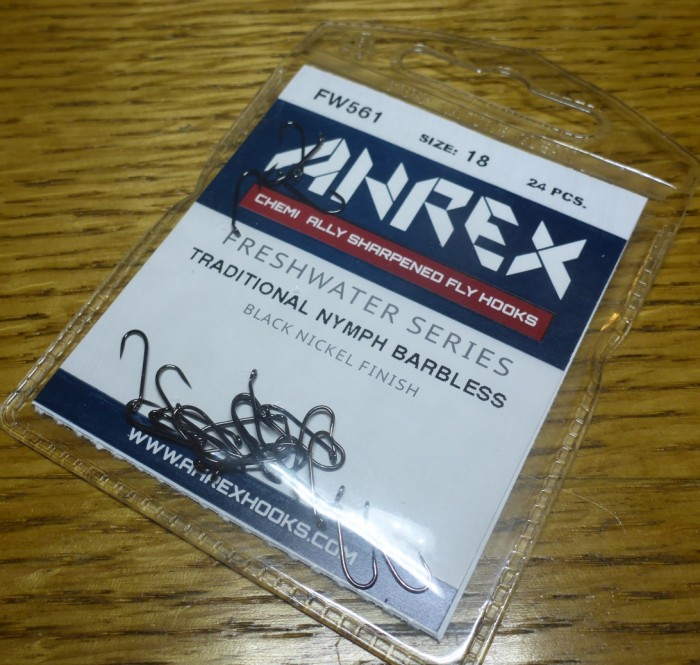 AHREX FW561 BARBLESS FRESHWATER HOOKS TRADITIONAL NYMPH FLYTYING SUPPLIES AUSTRALIA TROUTLORE