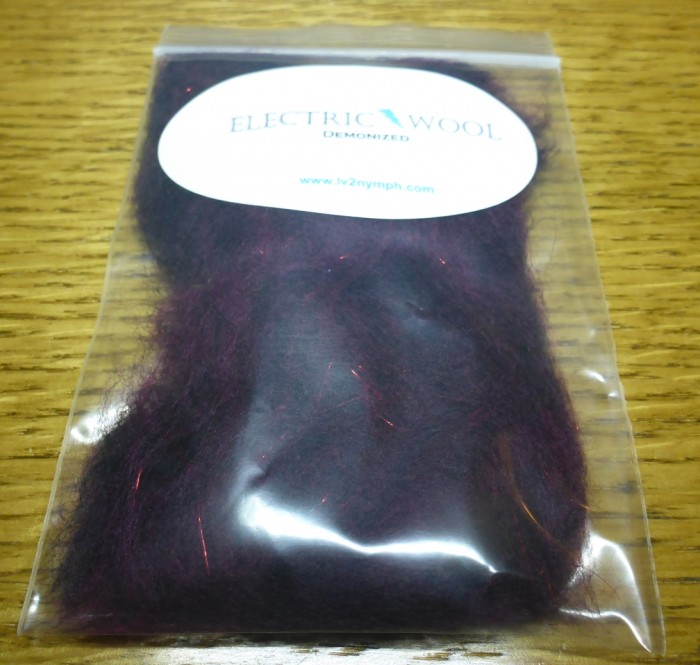 LV2NYMPH ELECTRIC WOOL DUBBING AUSTRALIA FLY TYING MATERIALS TROUTLORE