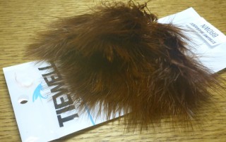 TIEWELL STRUNG MARABOU BLOOD QUILLS FLYTYING FEATHERS AUSTRALIA TROUTLORE FLY TYING STORE