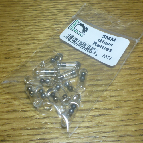 3mm - 5mm Pyrex Glass Fly Rattles