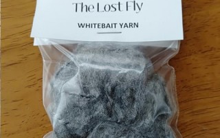 THE LOST FLY WHITEBAIT YARN FLY TYING MATERIALS AUSTRALIA AT TROUTLORE FLYTYING STORE