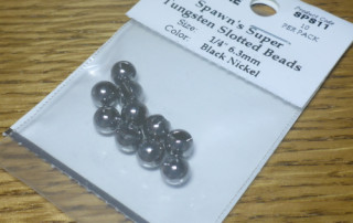 SPAWN'S SUPER SLOTTED TUNGSTEN BEADS AVAILABLE IN AUSTRALIA AT TROUTLORE FLY TYING STORE