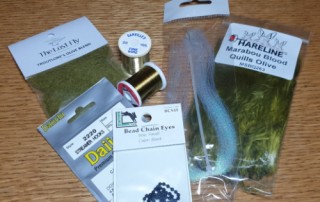 EASY DAMSEL TIEYOUROWN KIT FLY TYING KIT FROM TROUTLORE FLYTYING SHOP AUSTRALIA