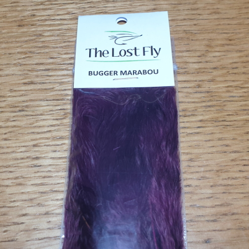 THE LOST FLY BUGGER MARABOU PLUMES IN CLARET NOW AVAILABLE AT TROUTLORE FLY TYING SHOP IN AUSTRALIA