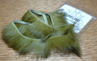 HARELINE CROSSCUT RABBIT STRIPS AVAILABLE AT TROUTLORE FLY TYING STORE IN AUSTRALIA