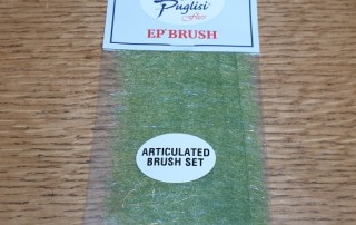 ENRICO PUGLISI EP ARTICULATED BRUSH SET FLY TYING MATERIALS AVAILABLE IN AUSTRALIA FROM TROUTLORE FLYTYING STORE