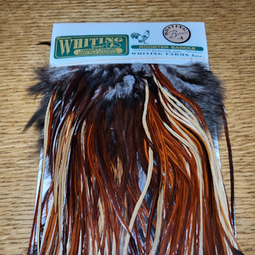 WHITING HEBERT MINER BRONZE GRADE SADDLE AVAILABLE FROM TROUTLORE FLY TYING STORE AUSTRALIA